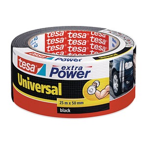 tesa extra Power® Universal  Gewebeband schwarz 50,0 mm x 25,0 m 1 Rolle