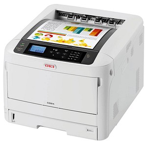 OKI C824dn Farb-Laserdrucker grau OKI C824dn Farb-Laserdrucker grau