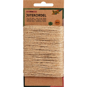 folia Kordel Jute rauh beige 3,0 mm x 20,0 m