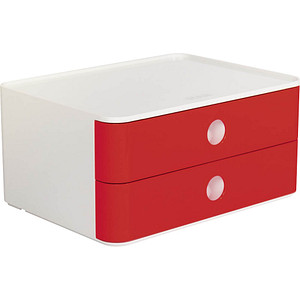 HAN Schubladenbox Smart Box ALLISON rot DIN A5 mit 2 Schubladen