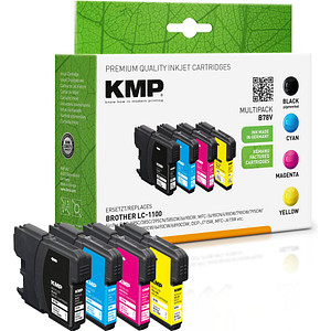 4 KMP B78V schwarz, cyan, magenta, gelb Tintenpatronen ersetzen brother LC-1100VALBP 4 KMP B78V schwarz, cyan, magenta, gelb Tintenpatronen ersetzen brother LC-1100VALBP