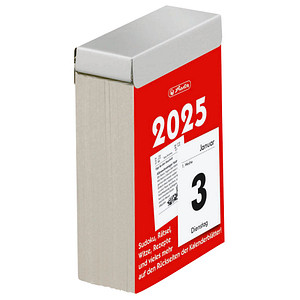 herlitz Abreißkalender Größe 3 2025