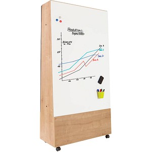 rocada Whiteboard-Ständer Natural braun 150,0 x 100,0 cm