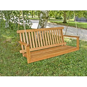 Garden Pleasure Hängebank Columbia 985106 braun Holz 130,0 cm