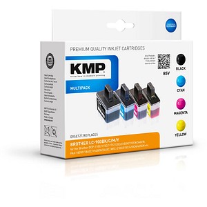 4 KMP B5V schwarz, cyan, magenta, gelb Tintenpatronen ersetzen brother LC900VALBP 4 KMP B5V schwarz, cyan, magenta, gelb Tintenpatronen ersetzen brother LC900VALBP