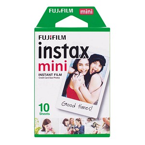 FUJIFILM instax mini Sofortbildkamera-Film weiß, 10 St.