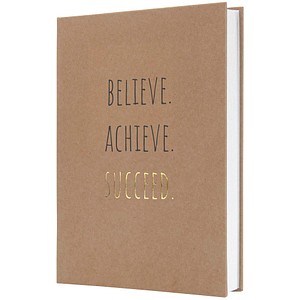 SIGEL Notizbuch JOLIE Pure Success DIN A5 liniert, braun/schwarz/gold Hardcover 192 Seiten, 1 St.