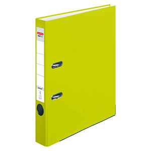 herlitz maX.file protect Ordner neon grün Kunststoff 5,0 cm DIN A4
