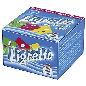 Schmidt Ligretto blau Kartenspiel