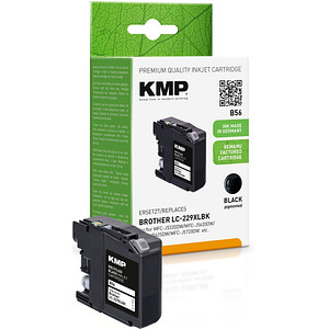 KMP B56  schwarz Druckerpatrone kompatibel zu brother LC-229XLBK