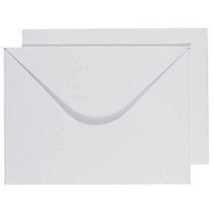 BUNTBOX Briefumschläge DIN C4 ohne Fenster weiß Steckverschluss 2 St.