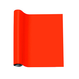 plottiX PremiumFlock Aufbügelfolie orange Flock-Folie 32,0 x 50,0 cm,  1 Rolle