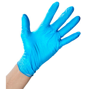 HYGOSTAR unisex Einmalhandschuhe CLASSIC  blau Größe L 100 St.