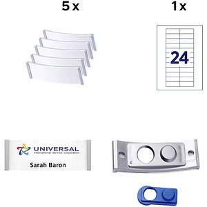 AVERY Zweckform Namensschilder mit Magnet 68,0 x 22,0 mm, 1 Set