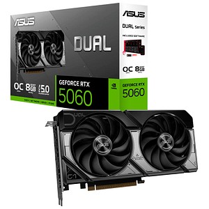 ASUS Dual GeForce RTX 5060 OC Edition Grafikkarte 8 GDDR7 128 Bit