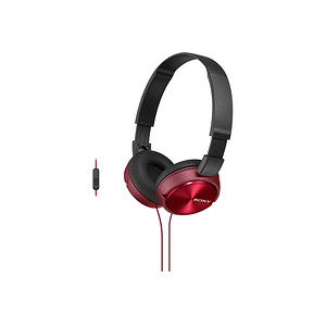 SONY MDR-ZX310AP Kopfhörer schwarz, rot
