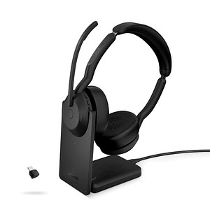 Jabra Evolve2 55 UC mit Ladestation Headset schwarz