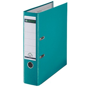 LEITZ 1010 Ordner türkis Kunststoff 8,0 cm DIN A4 LEITZ 1010 Ordner türkis Kunststoff 8,0 cm DIN A4