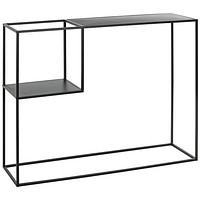 HAKU Möbel Konsolentisch Metall schwarz 100,0 x 30,0 x 80,0 cm ++ büroplus