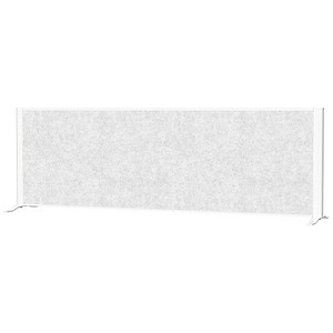 MAUL Akustik-Tischtrennwand MAULconnecto 9852602, hellgrau 160,0 x 50,0 cm, 1 St.