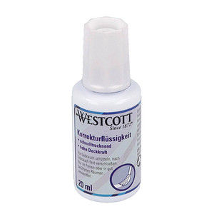 WESTCOTT Korrekturflüssigkeit 20,0 ml