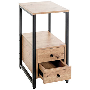 HAKU Möbel Beistelltisch Holz bergen-eiche 30,0 x 40,0 x 63,0 cm ++ büroplus