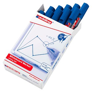 edding 360 Whiteboard-Marker blau 1,5 - 3,0 mm, 10 St.