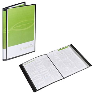 FolderSys Sichtbuch DIN A4, 40 Hüllen schwarz