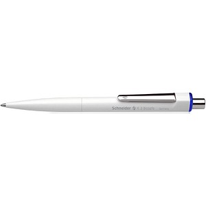 Schneider Kugelschreiber K3 Biosafe weiß, Schreibfarbe: blau, 10 St.