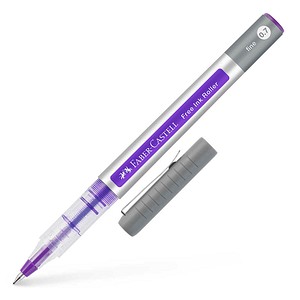 FABER-CASTELL Free Ink Tintenroller grau 0,4 mm, Schreibfarbe: violett, 1 St.