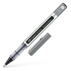 FABER-CASTELL Free Ink Tintenroller grau 0,4 mm, Schreibfarbe: schwarz, 1 St.