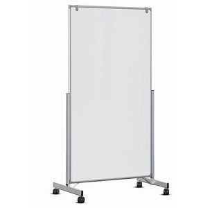 MAUL mobiles Whiteboard MAULpro easy2move 100,0 x 180,0 cm weiß kunststoffbeschichteter Stahl
