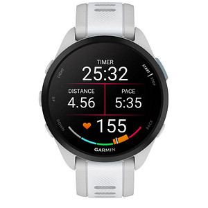 GARMIN Forerunner 165 Smartwatch dunstgrau/steinweiß