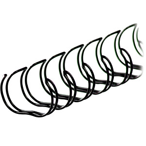 LMG Drahtbinderücken schwarz für 220 Blatt, 50 St.