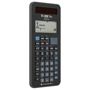 TEXAS INSTRUMENTS TI-30X Pro MathPrint™ Wissenschaftlicher Taschenrechner schwarz