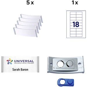 AVERY Zweckform Namensschilder mit Magnet 70,0 x 30,0 mm, 1 Set