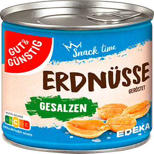GUT&GÜNSTIG geröstet & gesalzen Erdnüsse 200,0 g, 1 St.
