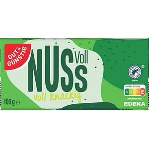 GUT&GÜNSTIG Voll NUSS Schokolade 100,0 g, 1 St.