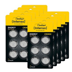 Intenso Knopfzellen Lithium 3 V, 60 St.