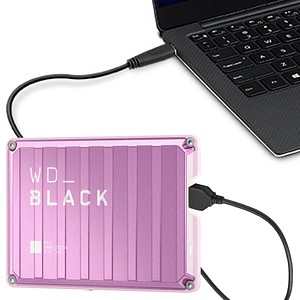 Western Digital WD_BLACK P10 Game Drive 2 TB externe HDD-Festplatte pink