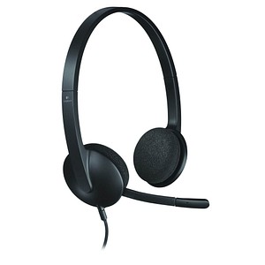 Logitech H340 USB-Headset schwarz