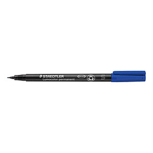 STAEDTLER Lumocolor Folienstift blau 0,4 mm permanent