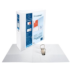 Exacompta Kreacover Ringbuch 2-Ringe weiß 7,5 cm DIN A4, 1 St.