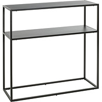 HAKU Möbel Konsolentisch Metall schwarz 100,0 x 30,0 x 80,0 cm ++ büroplus