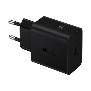 SAMSUNG Ladekabel mit Adapter schwarz, Kabellänge: 1,8 m, 45 Watt