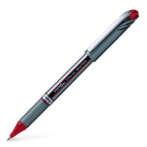 Pentel ENERGEL BL27 Gelschreiber rot/silber 0,35 mm, Schreibfarbe: rot, 1 St.