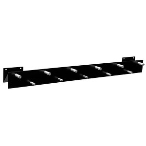 SZ Metall Wandgarderobe 50135 schwarz Metall 11 Haken 100,0 x 9,0 cm