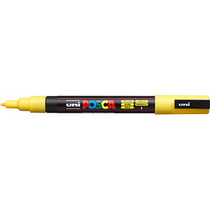 uni-ball POSCA PC-3M Acrylstift gelb 0,9 - 1,3 mm, 1 St.