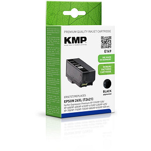 KMP E149 schwarz Tintenpatrone ersetzt EPSON 26XL / T2621XL KMP E149 schwarz Tintenpatrone ersetzt EPSON 26XL / T2621XL