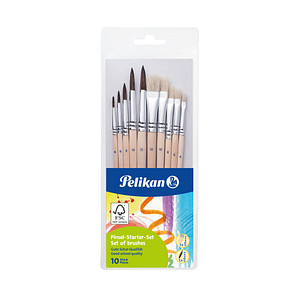 Pelikan Pinsel-Set Größe 4, 6, 8, 10, 12, 10-teilig